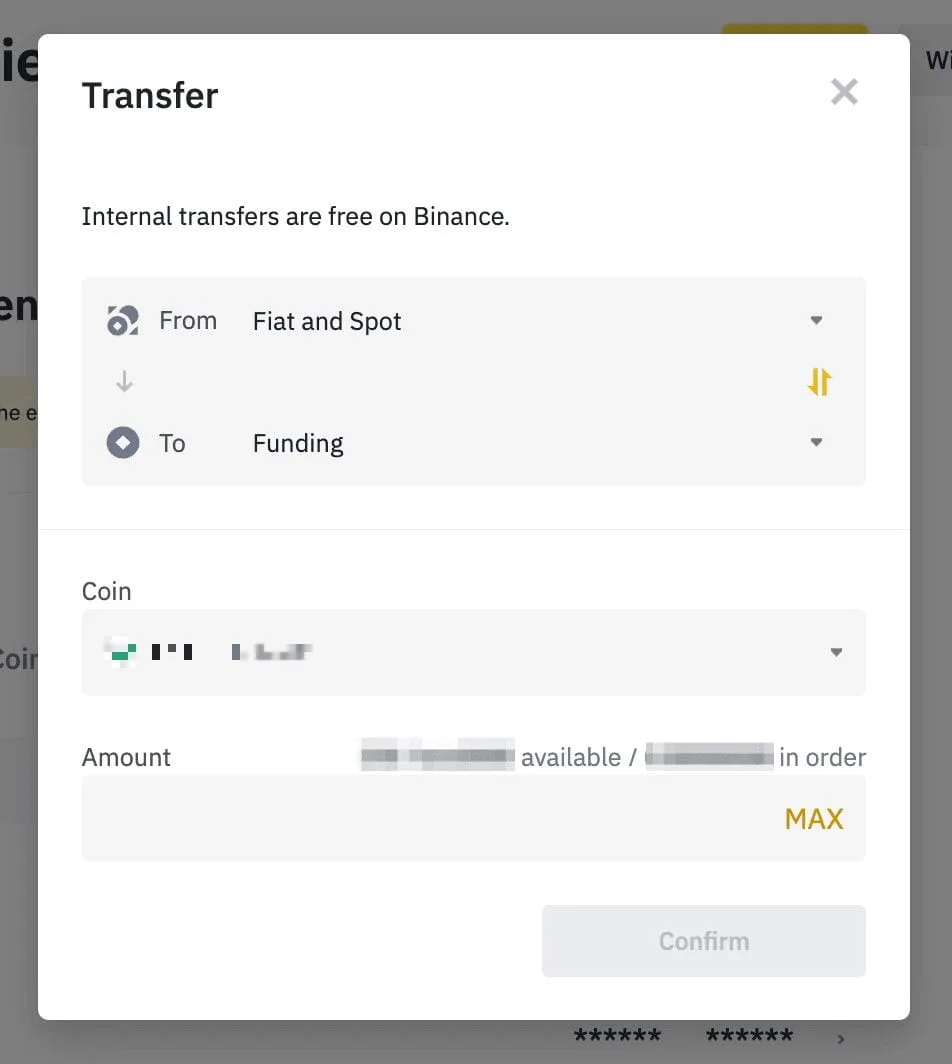Binance Funding、Spot、Futures 錢包怎麼劃轉？