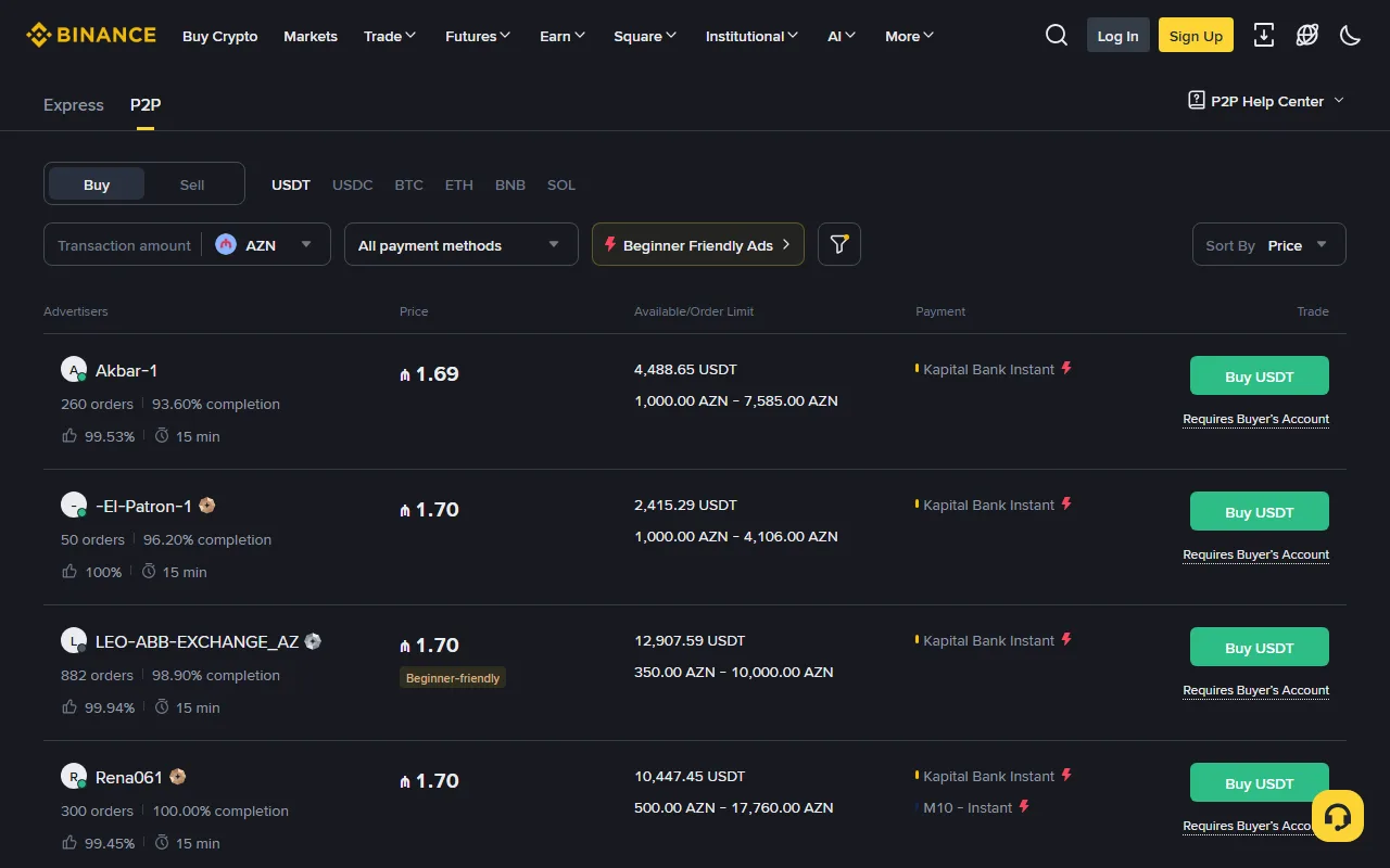 Binance P2P-də ödəniş adı uyğun gəlmirsə: üçüncü şəxs köçürməsi riski