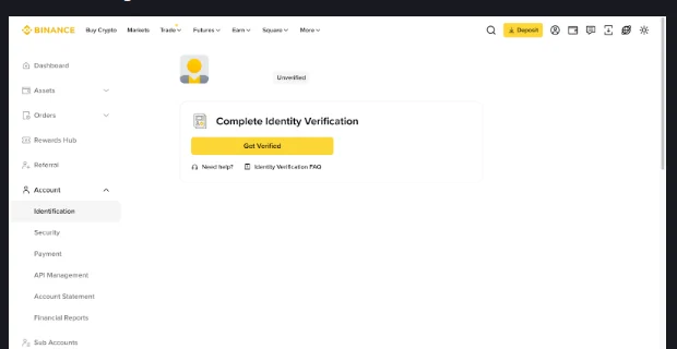 Binance limitiniz haradan görünür və təsdiq mərhələsi nəyi açır